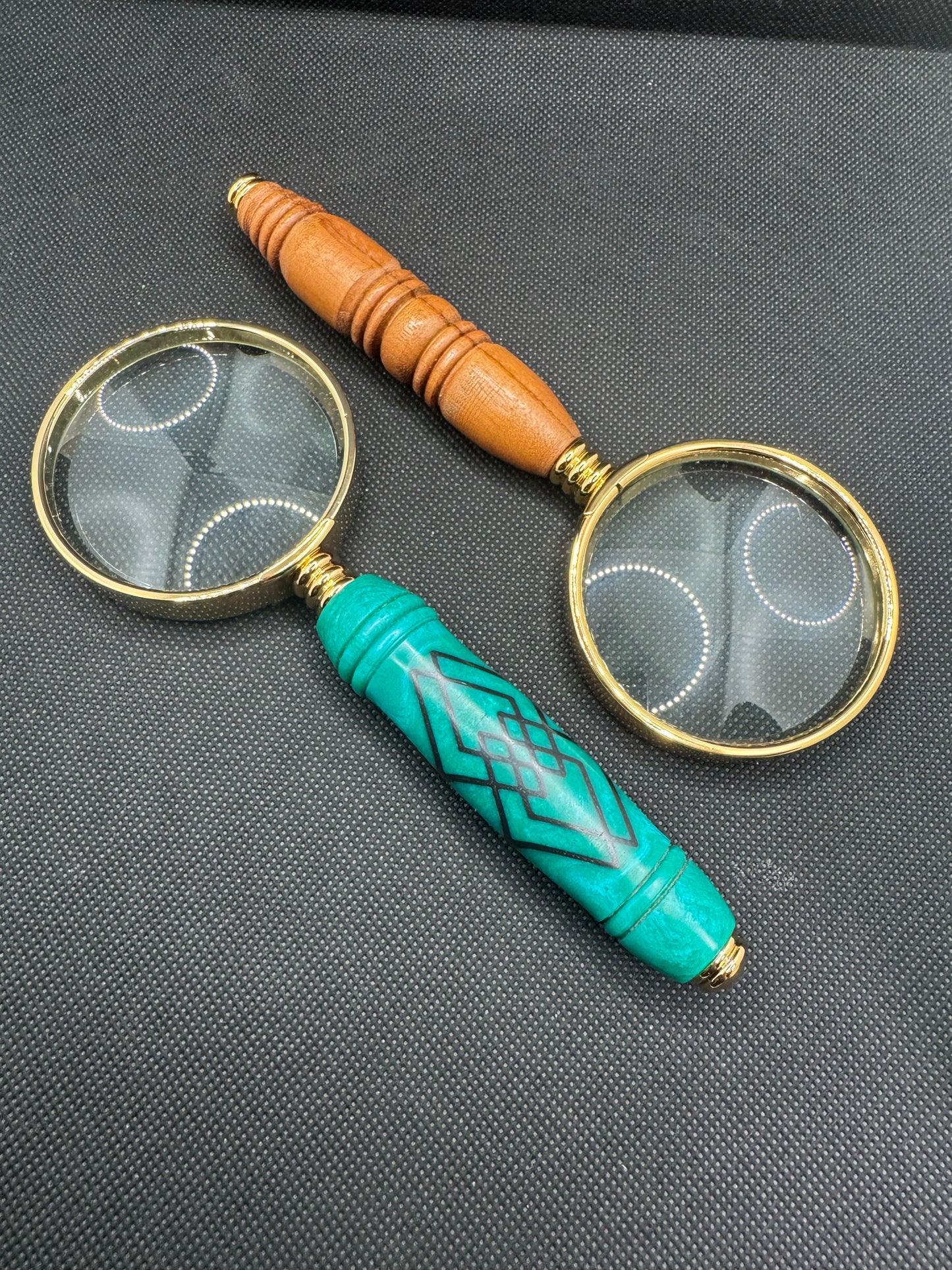 Magnifying glass.