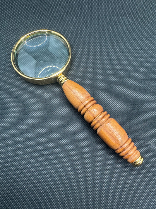 Magnifying glass.