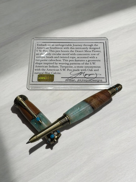Blue Calcite Pen